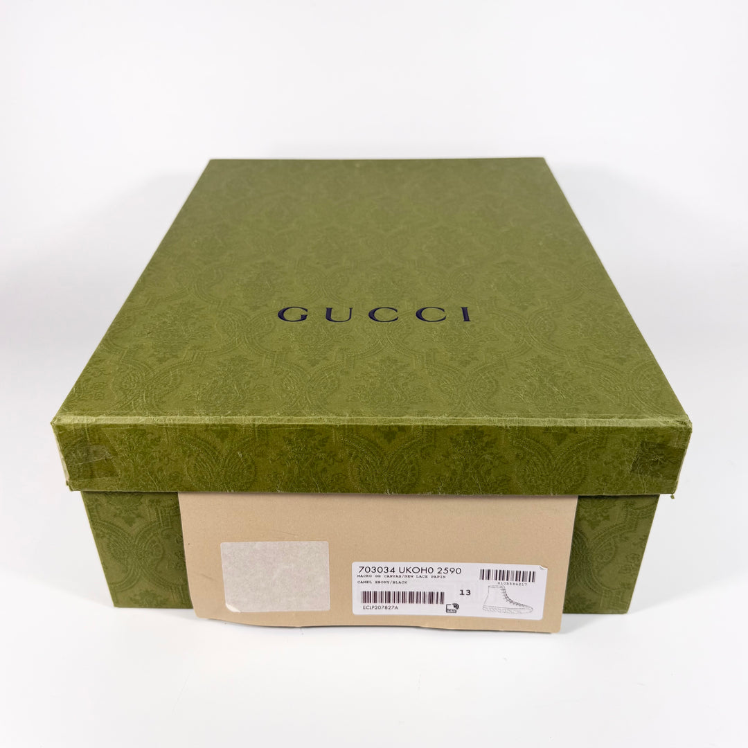 Gucci Canvas Maxi GG High Top Sneaker - Men’s 13.5