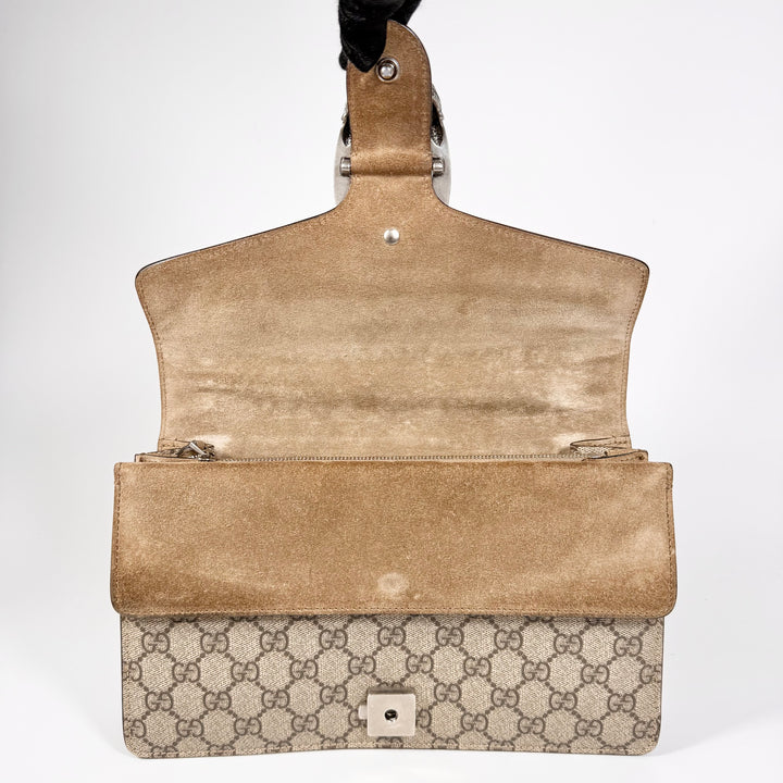 Gucci GG Supreme Medium Dionysus Shoulder Bag