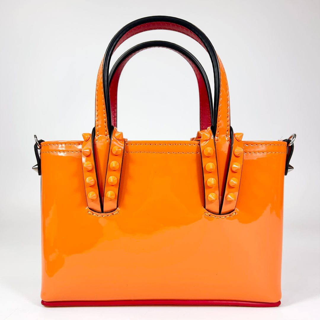 Christian Louboutin Patent Nano Cabata Tote