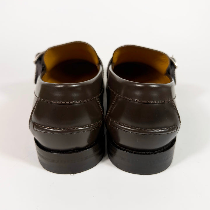 Gucci GG Supreme Leather Buckle Loafer - Men’s 8.5