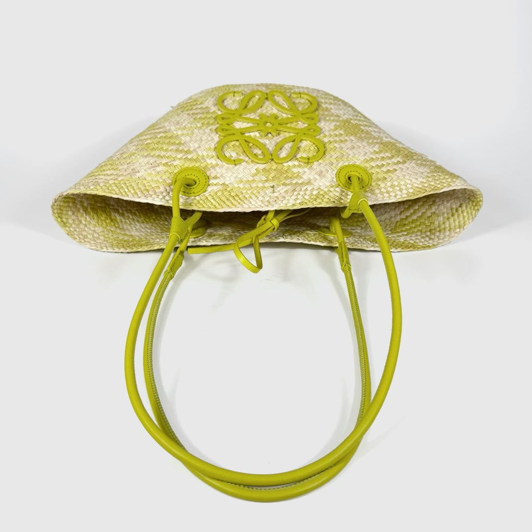 Loewe Anagram Palm Leaf Small Basket Bag
