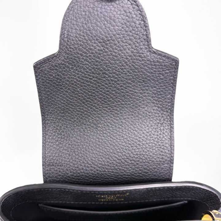 Louis Vuitton Black Taurillon My Capucines