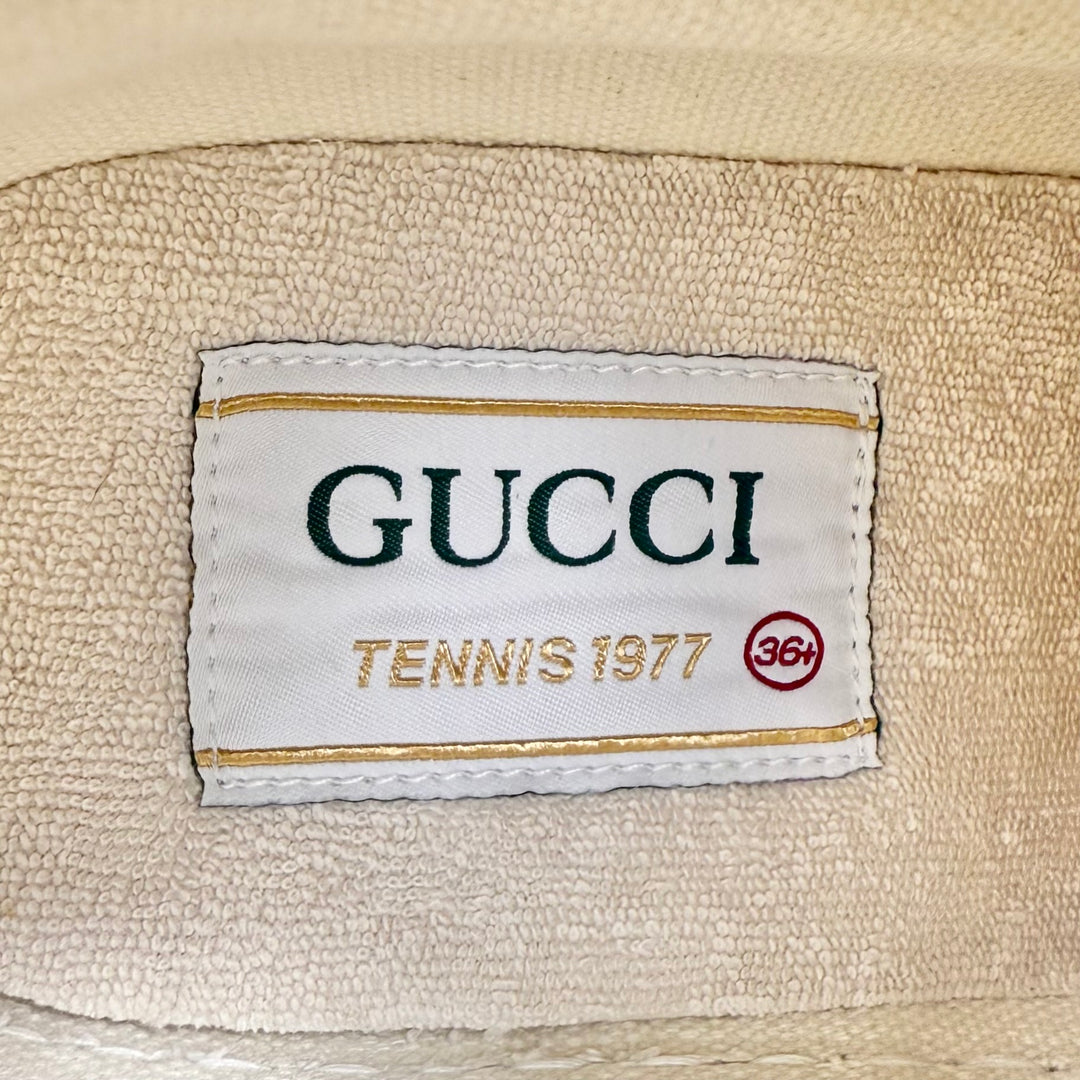Gucci Canvas GG Supreme High Top Sneaker - Women’s 6.5