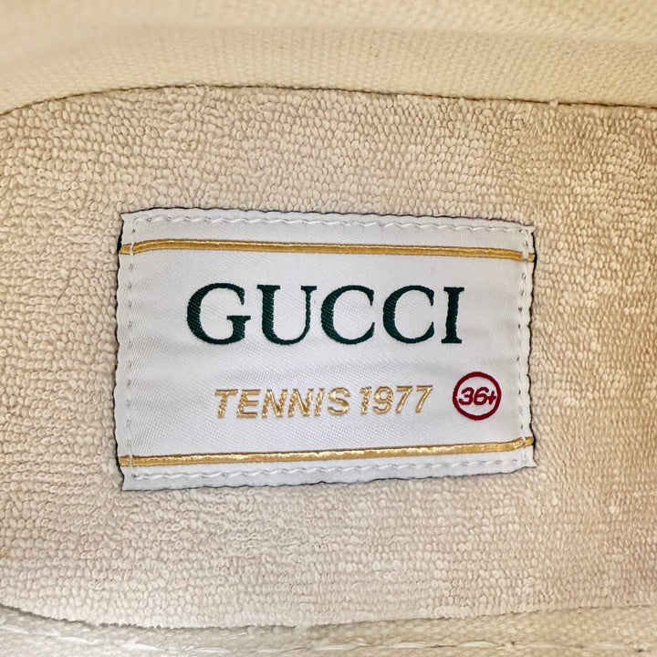 Gucci Canvas GG Supreme High Top Sneaker - Women’s 6.5
