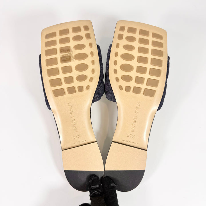 Bottega Veneta Padded Denim Flat Sandal - Women’s 7.5