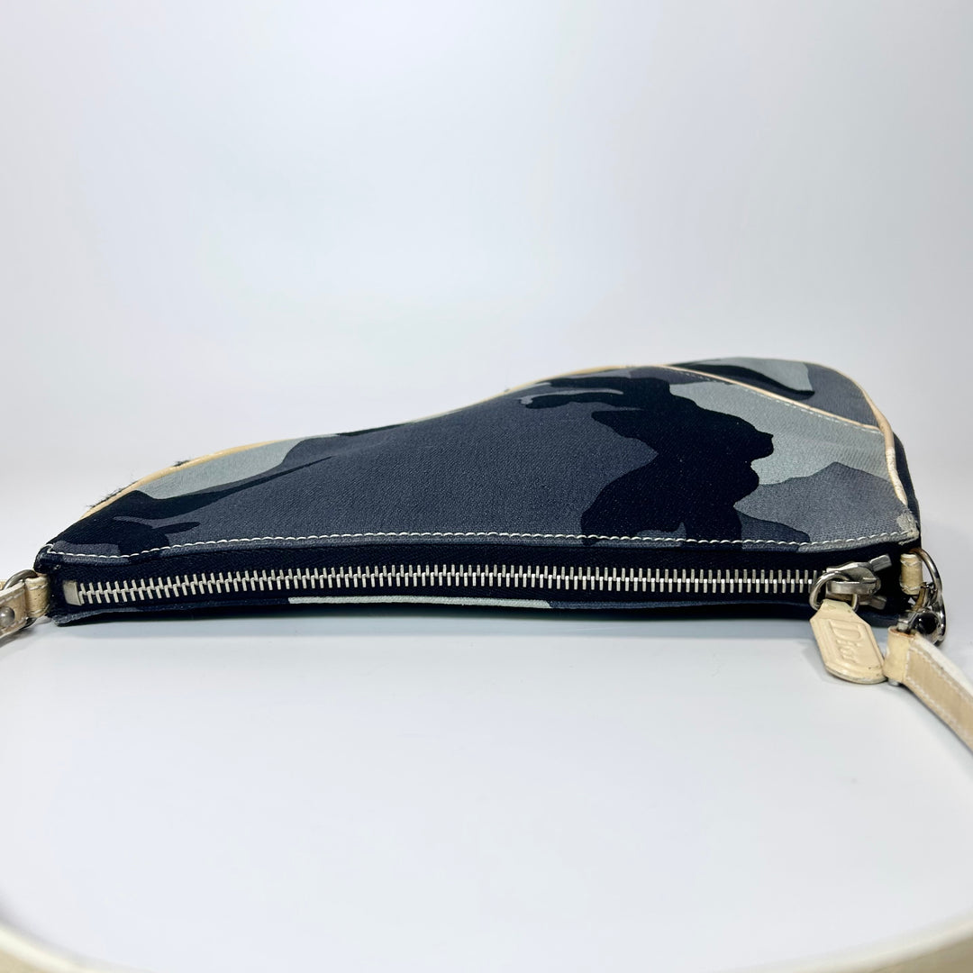 Christian Dior Camo Mini Saddle Bag