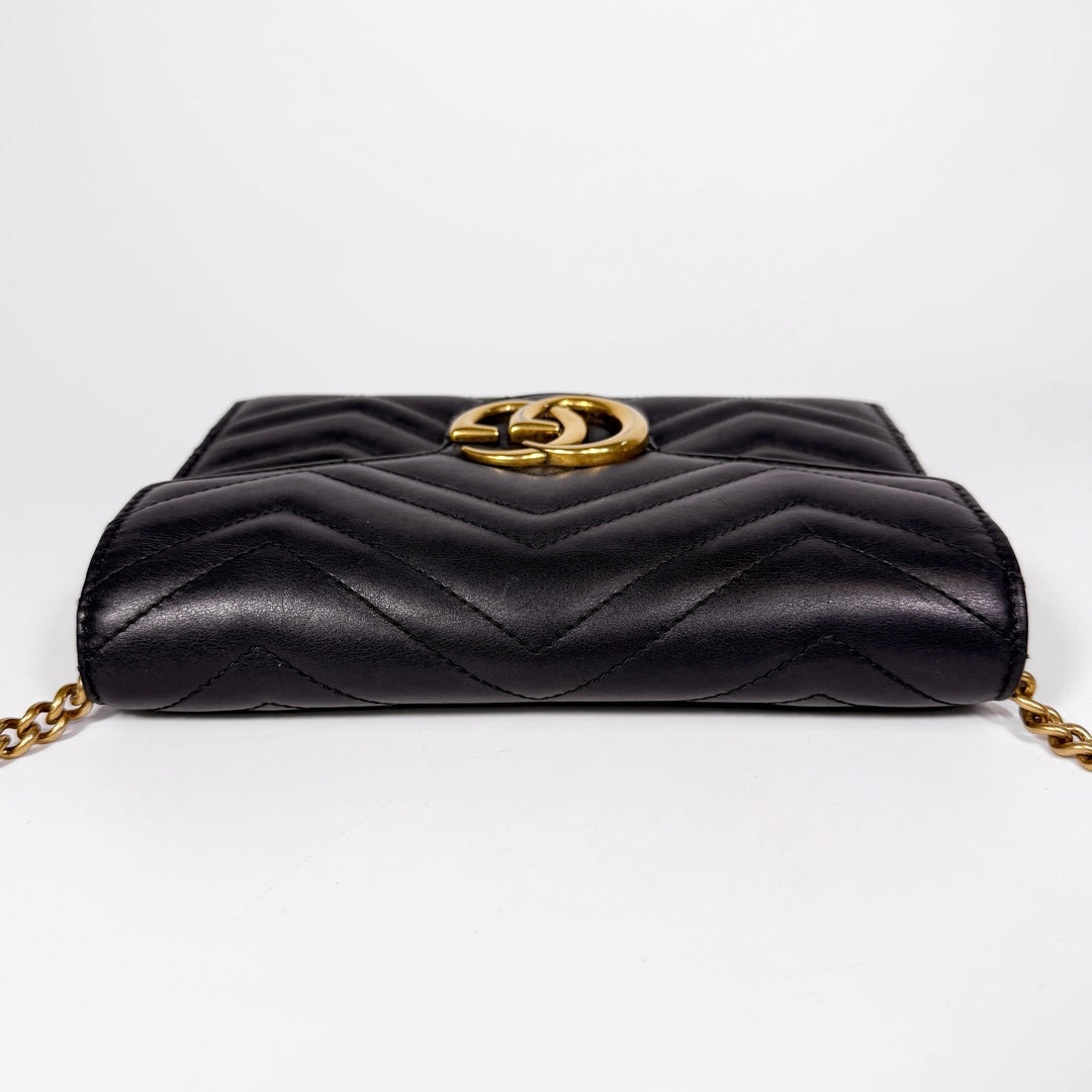 Gucci Matelasse Marmont Wallet On Chain