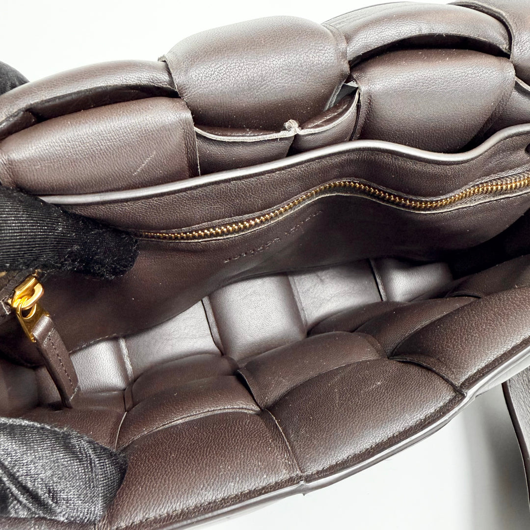 Bottega Veneta Nappa Maxi Intreccio Padded Cassette Crossbody Bag Fondant