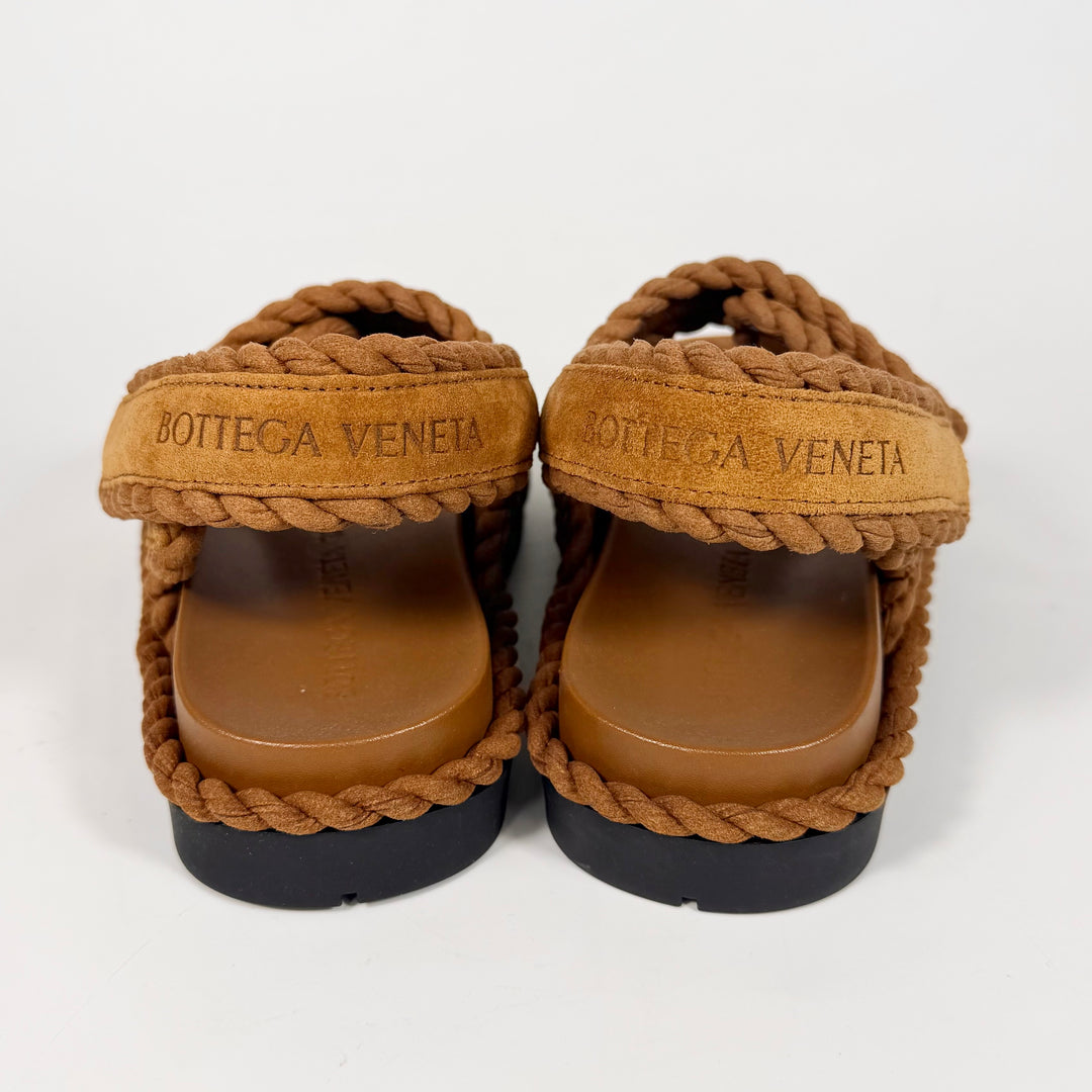 Bottega Veneta Suede Jack Flat Sandal - Women’s 7