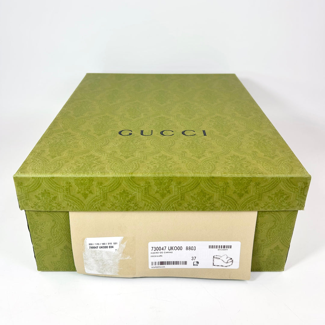 Gucci Jumbo GG Angelina Platform Wedge Sandal - Women’s 7