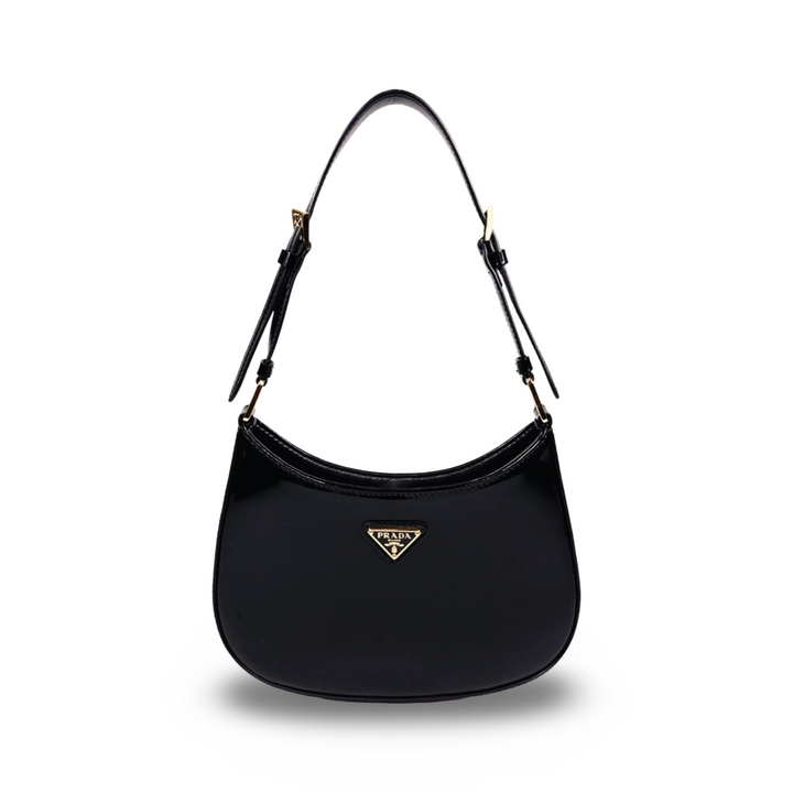 Prada Patent Leather Cleo Shoulder Bag