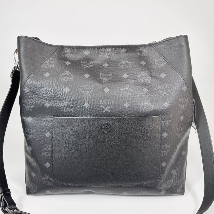 MCM Klara Visetos Hobo Shoulder Bag