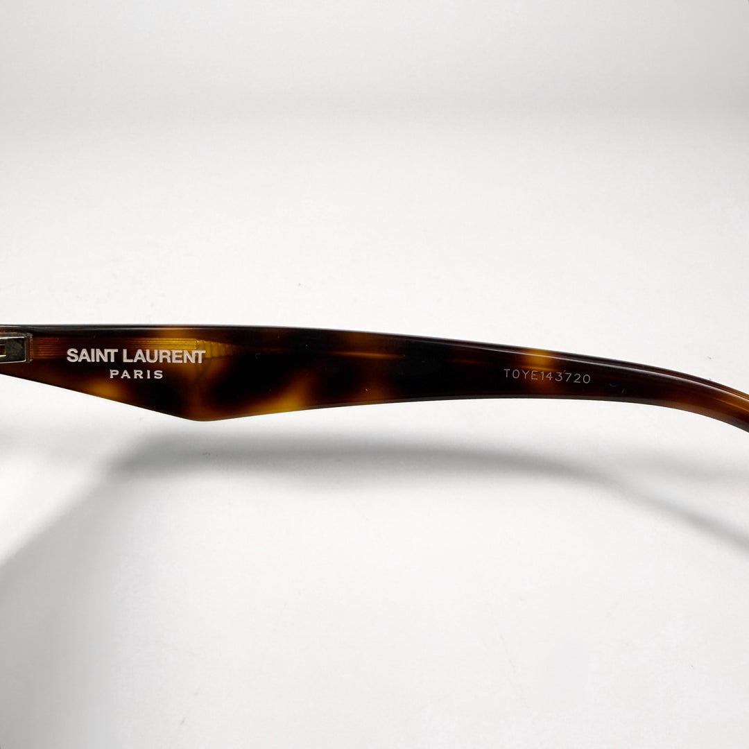 Saint Laurent Tortoise Logo Sunglasses SL M103