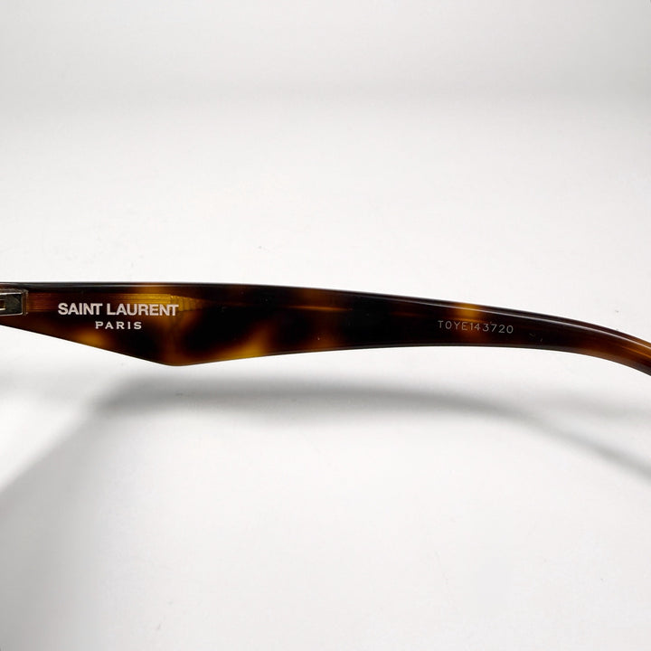 Saint Laurent Tortoise Logo Sunglasses SL M103