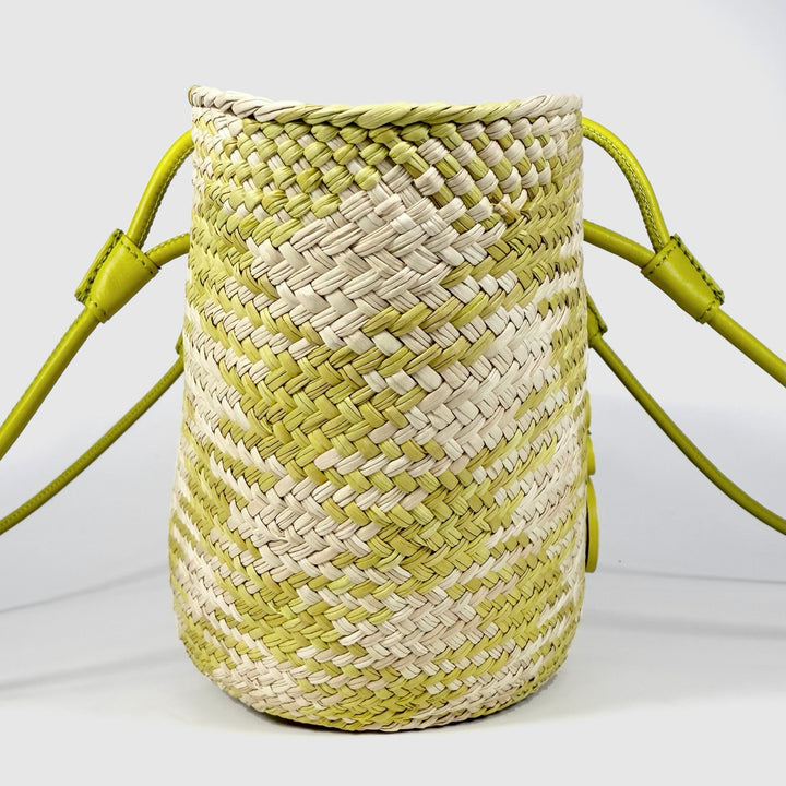 Loewe Anagram Palm Leaf Small Basket Bag
