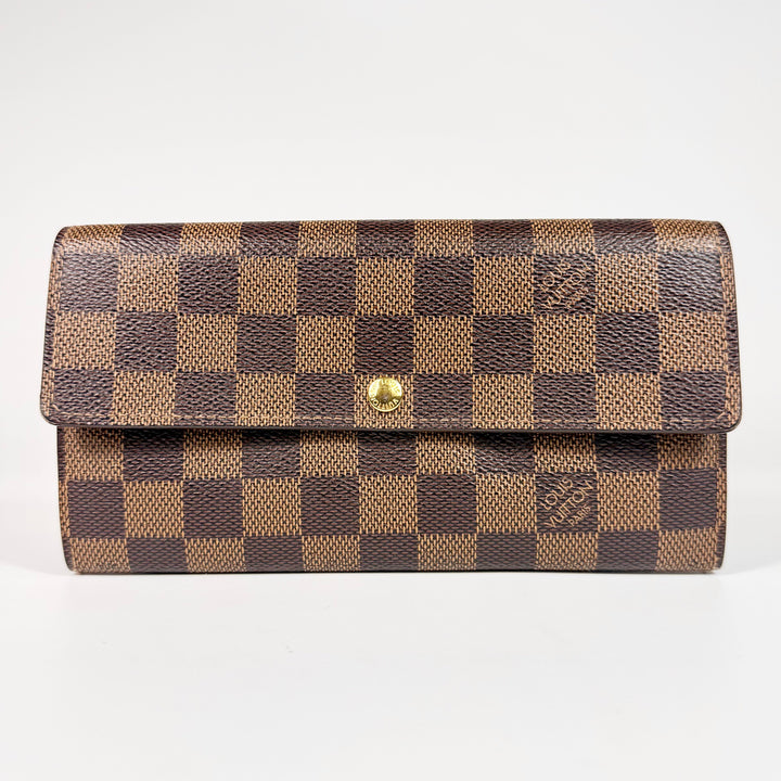 Louis Vuitton Damier Ebene Sarah Wallet