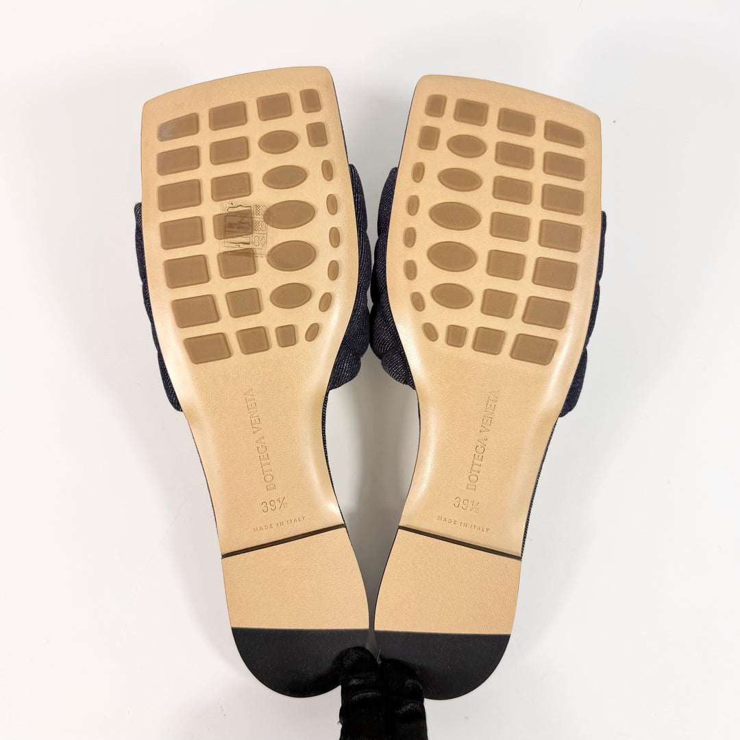 Bottega Veneta Padded Denim Flat Sandal - Women’s 9.5