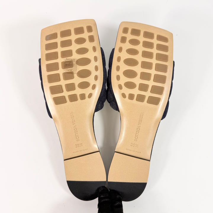 Bottega Veneta Padded Denim Flat Sandal - Women’s 9.5