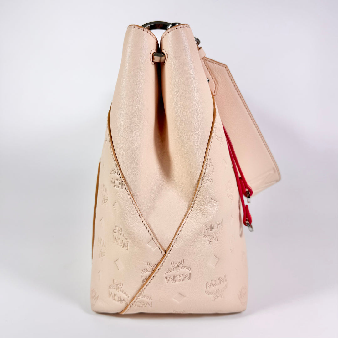 MCM Monogram Leather Klara Hobo Bag