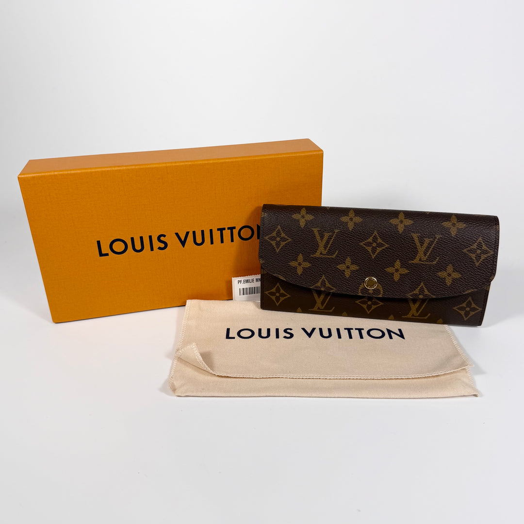 Louis Vuitton Monogram Rose Ballerine Emilie Wallet