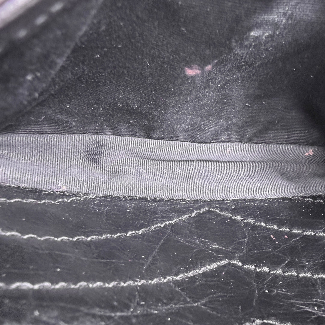 Saint Laurent Crinkled Calfskin Baby Niki Bag