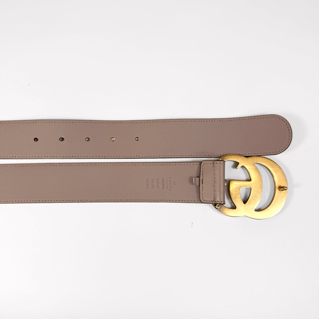Gucci GG Marmont Smooth Leather Belt 75 30