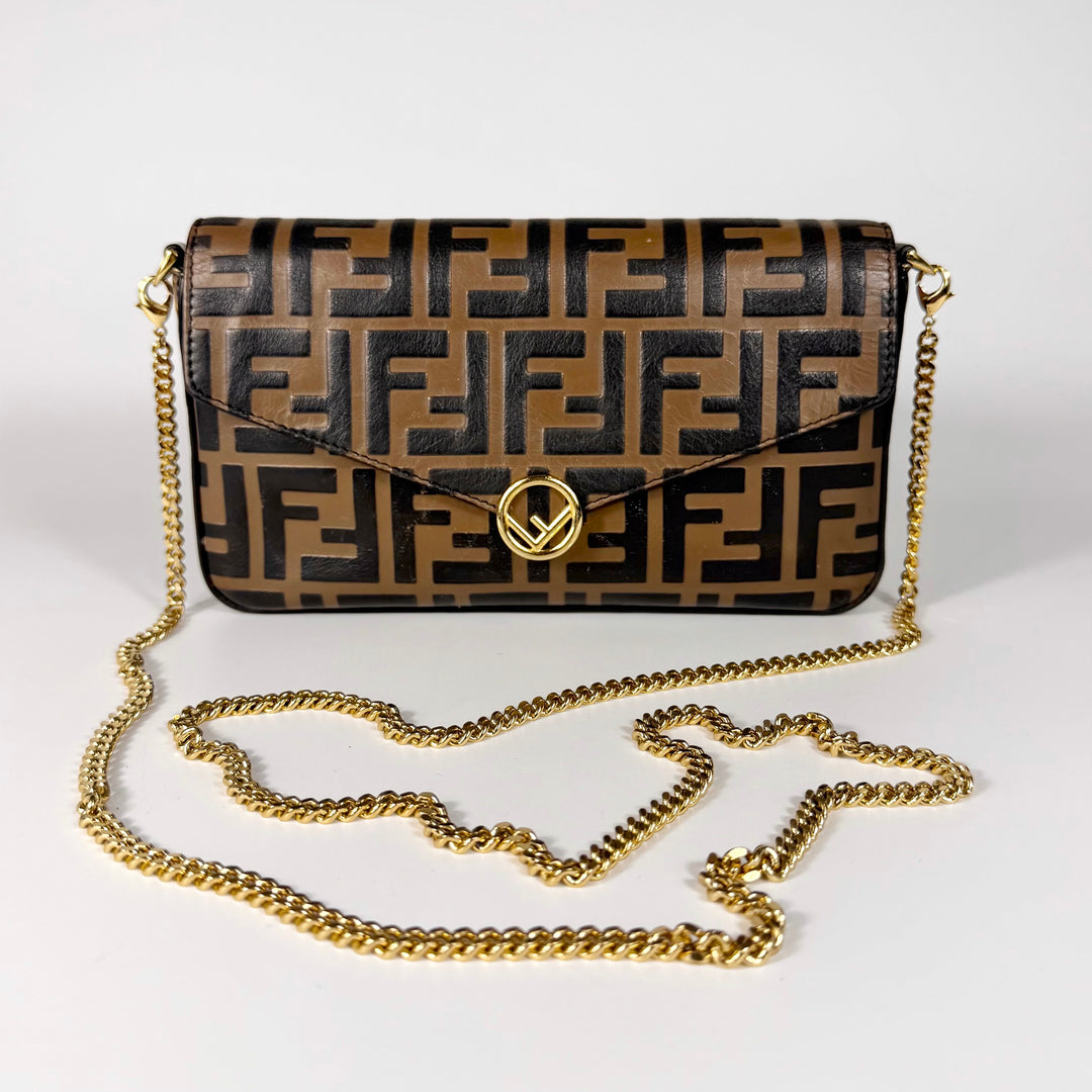 Fendi F Is Fendi Envelope Clutch On Chain