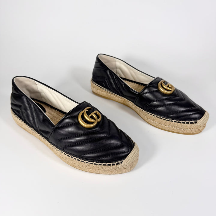 Gucci GG Marmont Matelasse Espadrille - Women’s 9.5