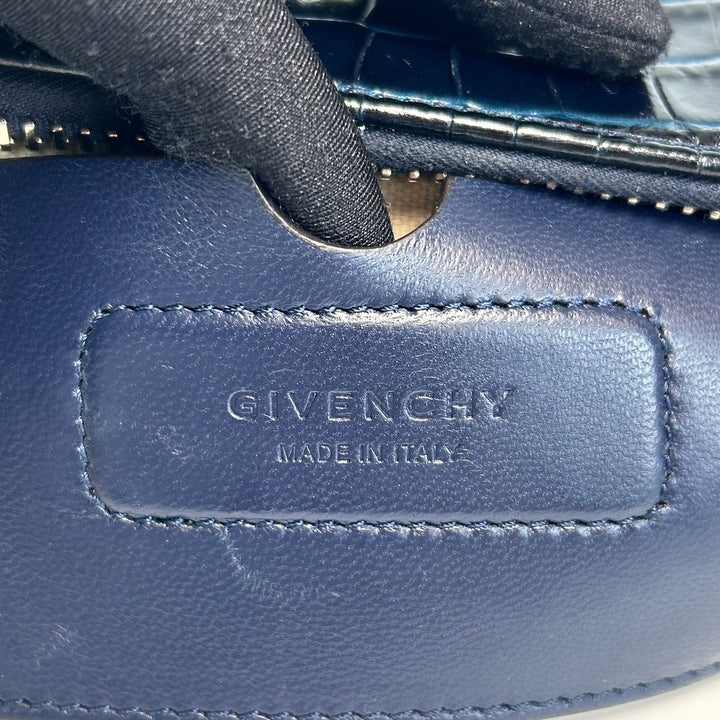 Givenchy Crocodile Embossed Nano Antigona Crossbody Bag