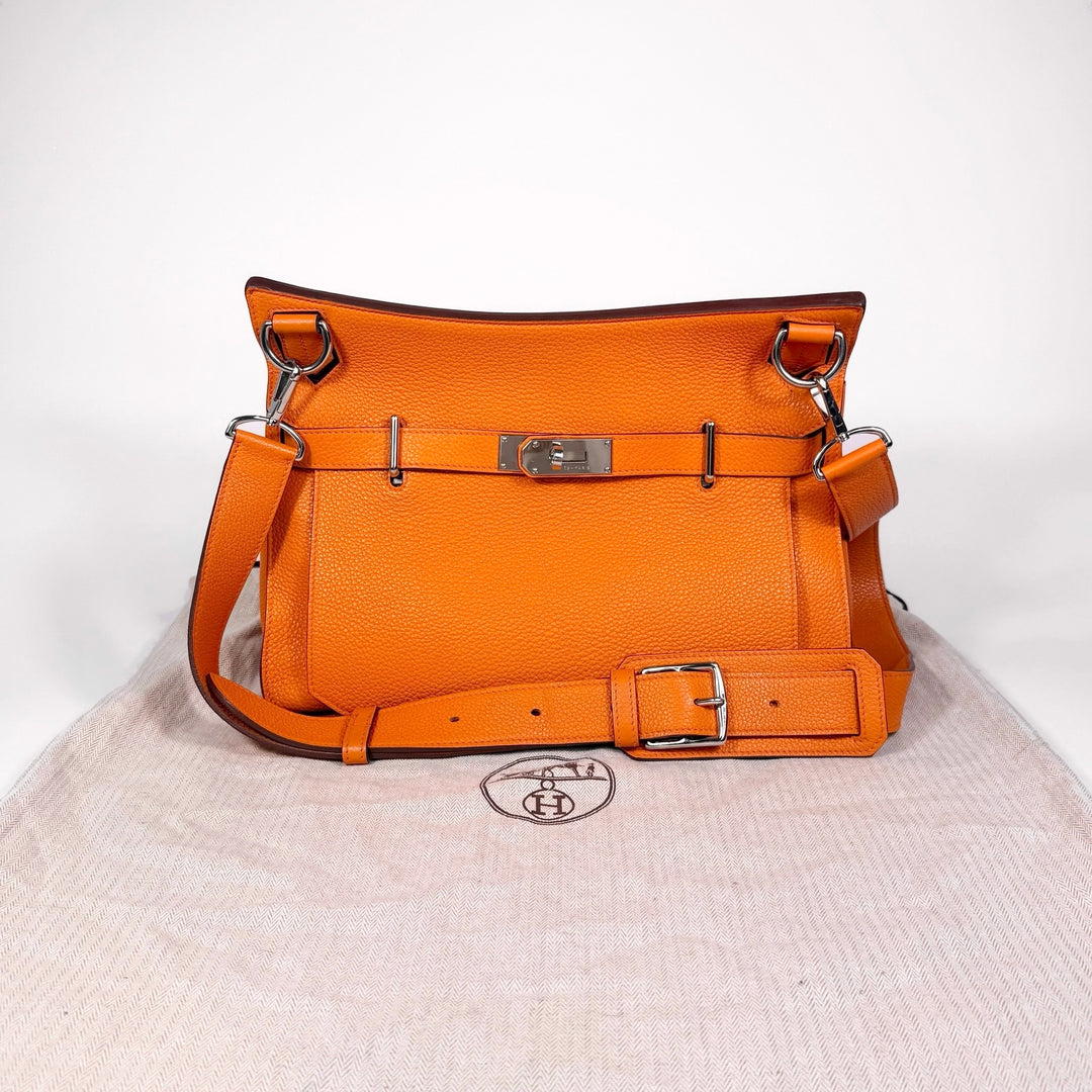 Hermès Jypsiere 34 Clemence Orange Jaune