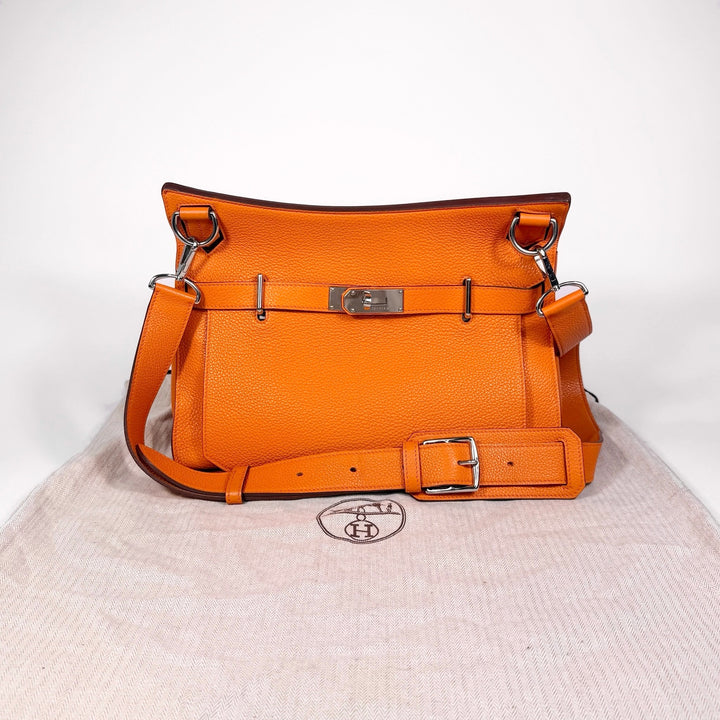 Hermès Jypsiere 34 Clemence Orange Jaune