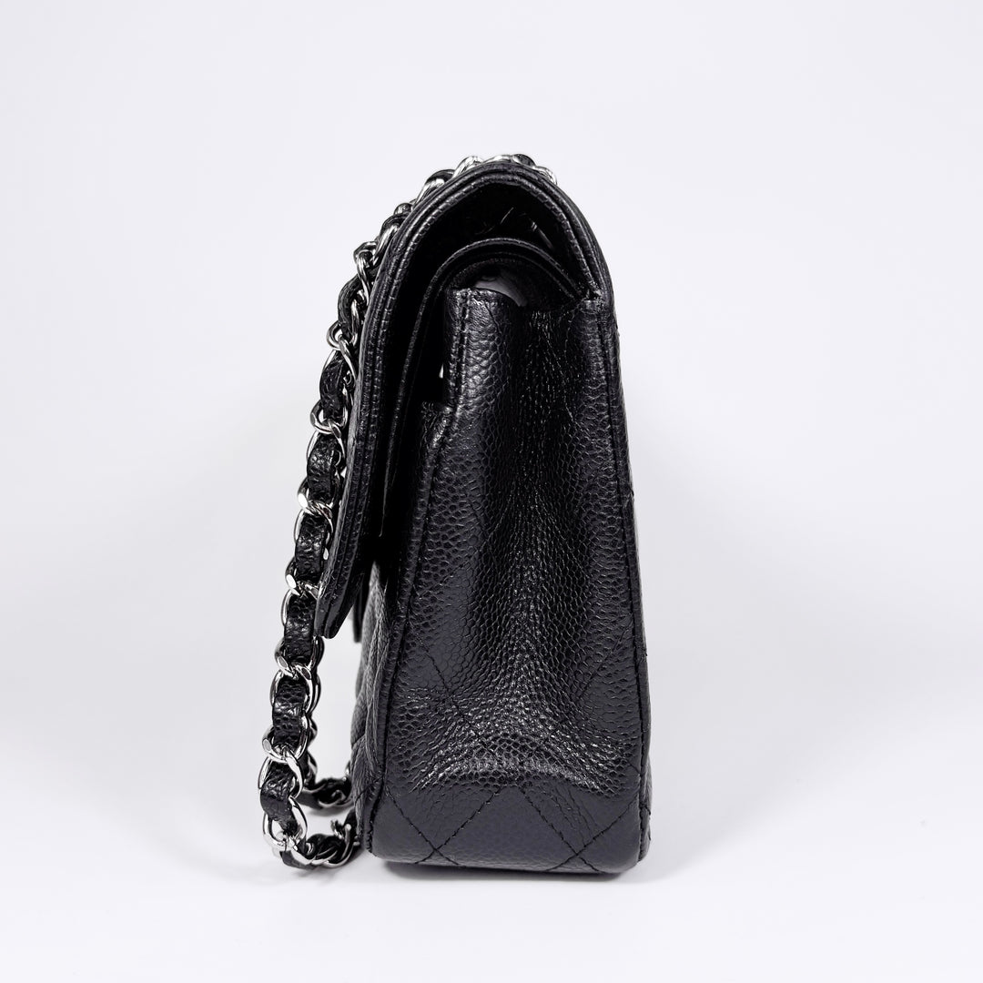 Chanel Quilted Caviar Medium Double Flap Bag