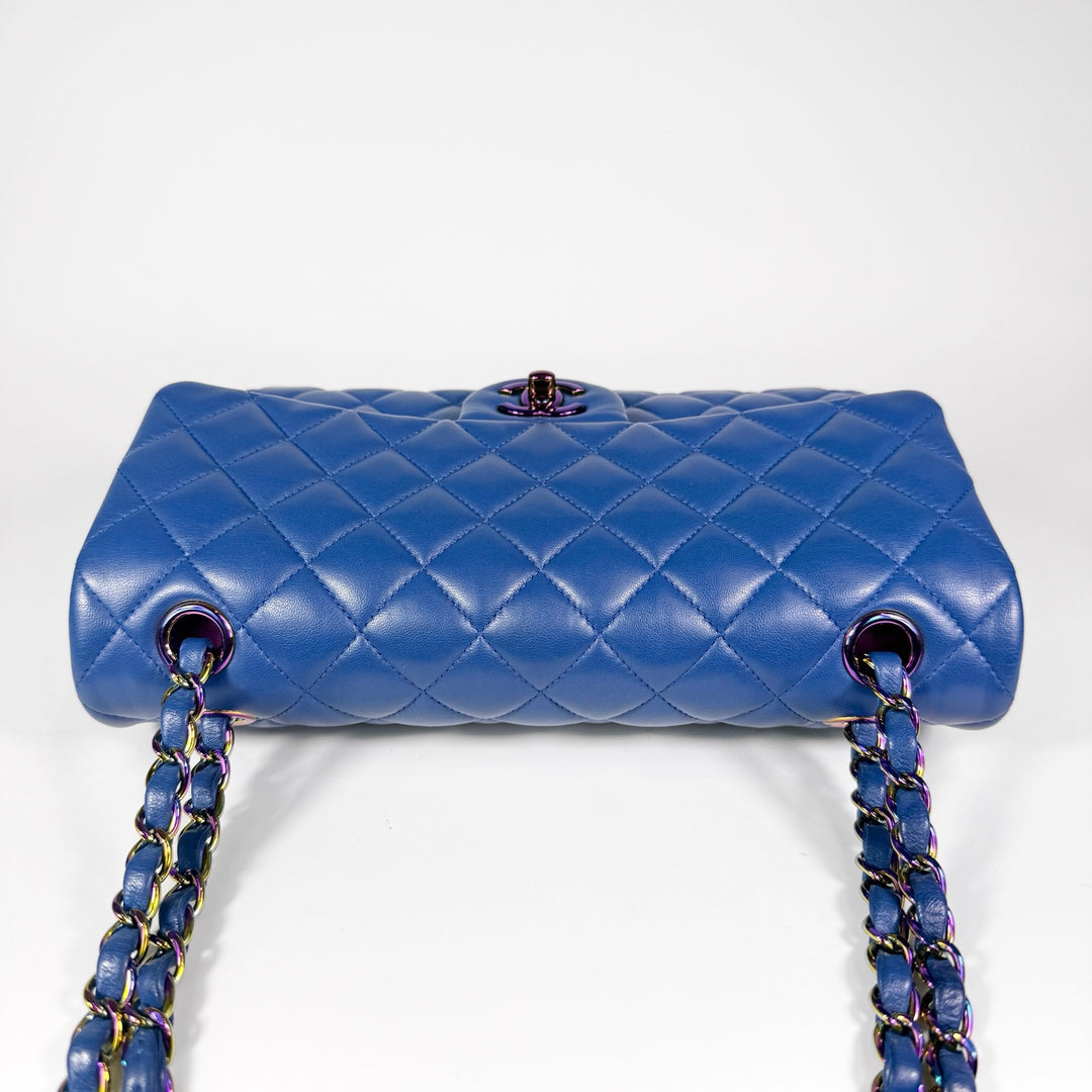 Chanel Rainbow Quilted Lambskin Medium Double Flap Bag