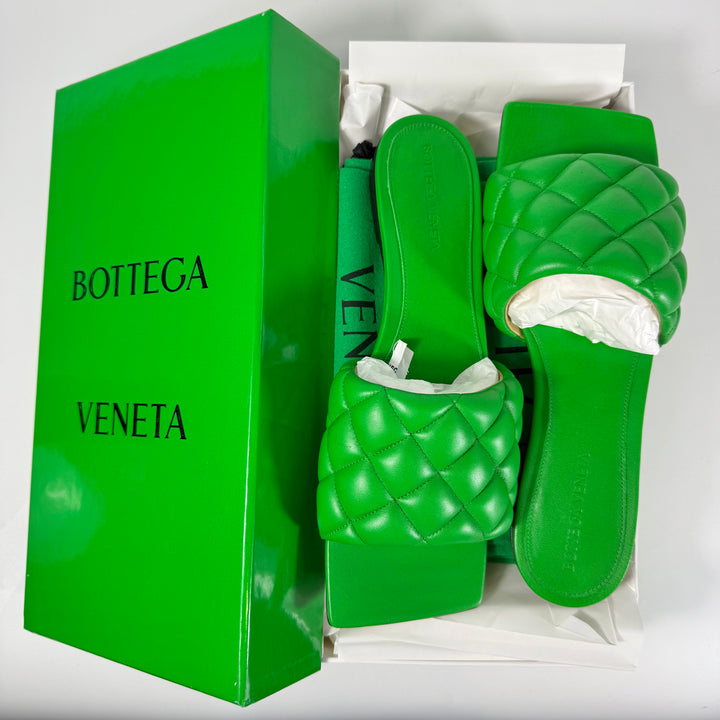Bottega Veneta Padded Square Toe Sandal - Women’s 9