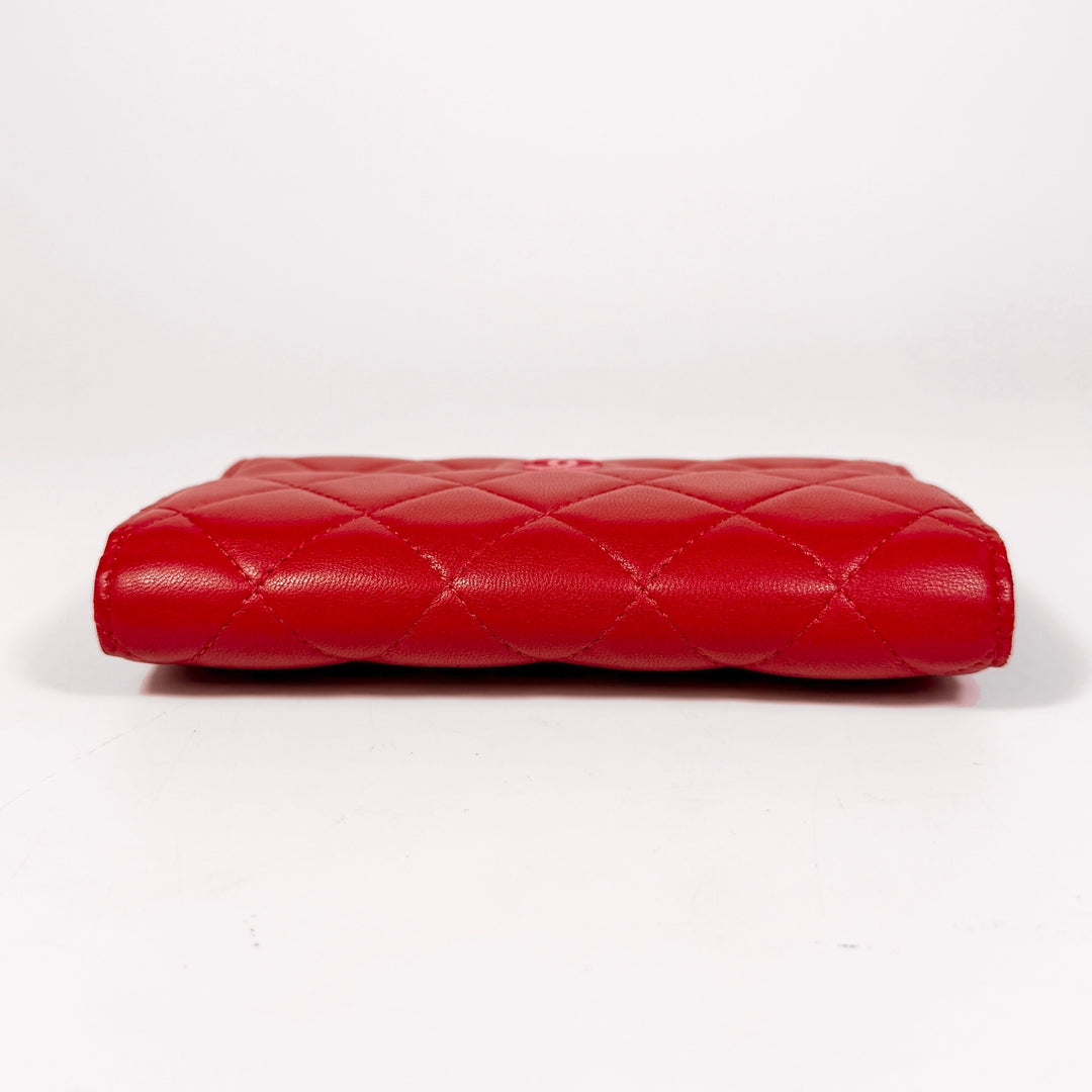 Chanel Quilted Lambskin Classic Flap Wallet