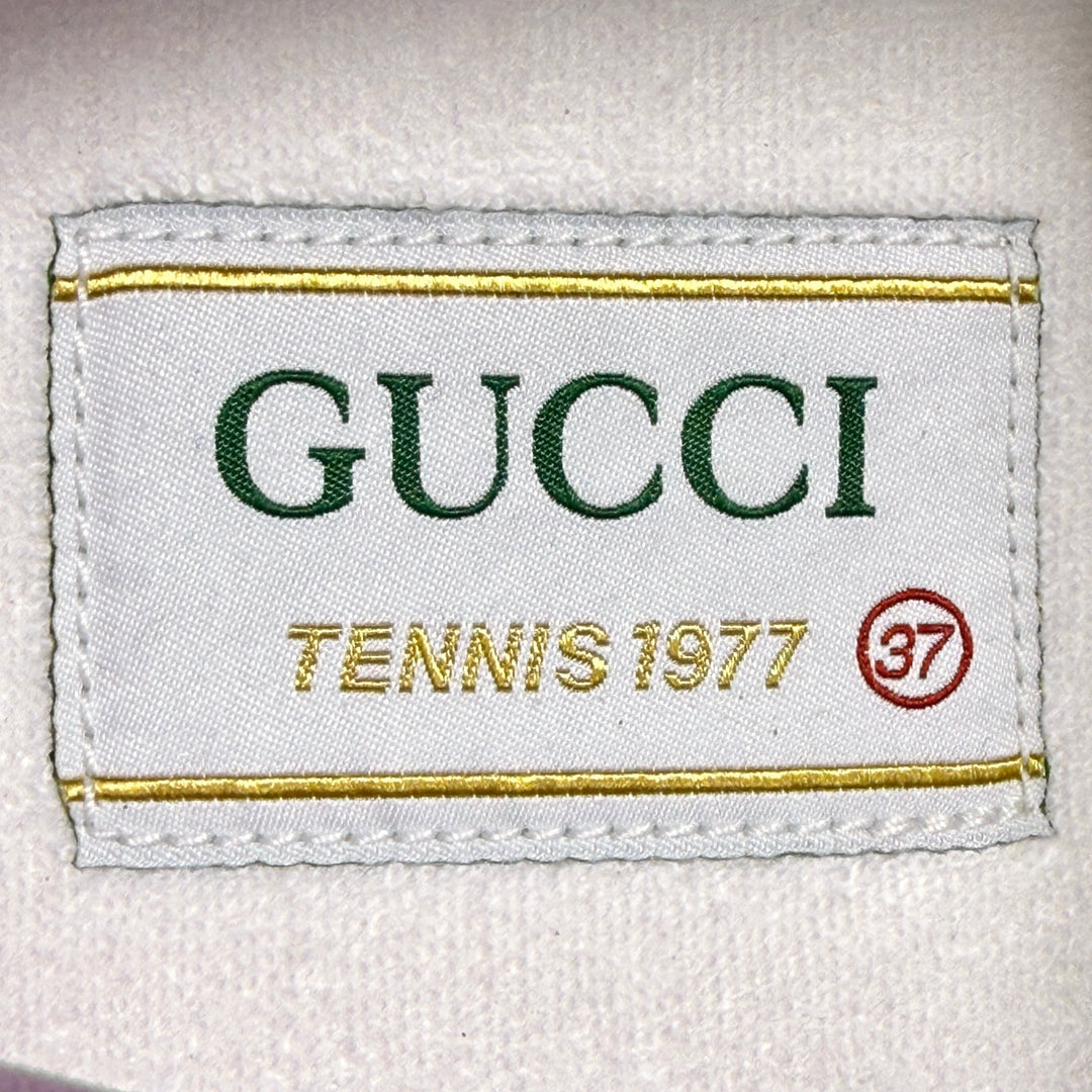 Gucci Crystal GG 1977 Tennis Low Top Sneaker - Women’s 7