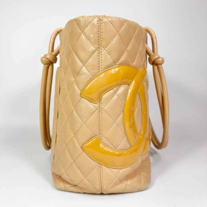 Chanel Quilted Calfskin Cambon Tote Bag