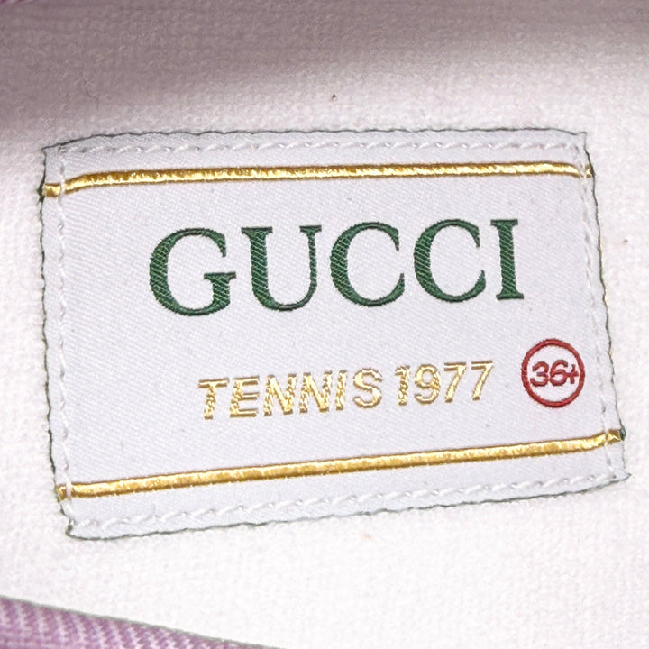 Gucci Crystal GG 1977 Tennis Low Top Sneaker - Women’s 6.5