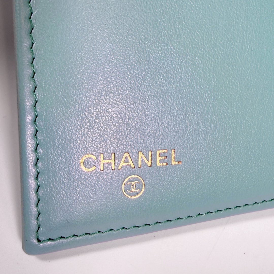 Chanel Quilted Caviar Classic Flap Wallet