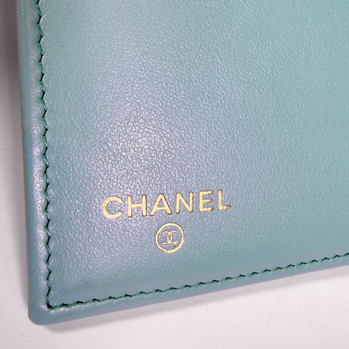 Chanel Quilted Caviar Classic Flap Wallet