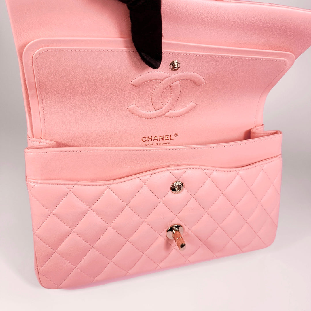 Chanel Quilted Lambskin Medium Double Flap