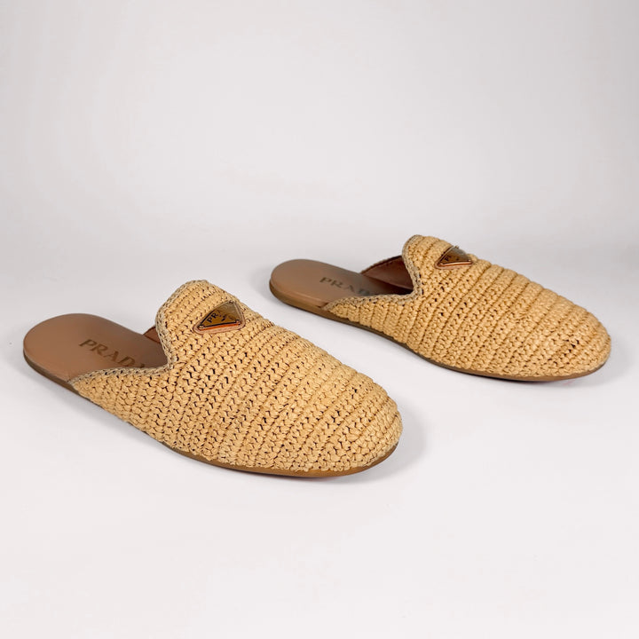 Prada Crochet Slip On Mule - Women’s 7