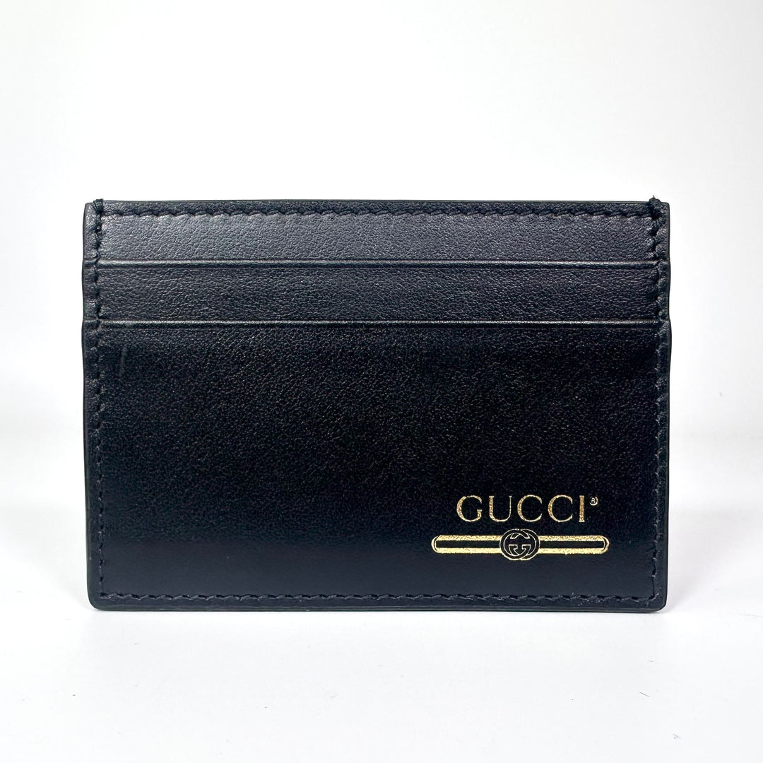 Gucci Leather Logo Card Holder