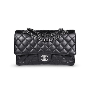 Chanel Quilted Caviar Medium Double Flap Bag
