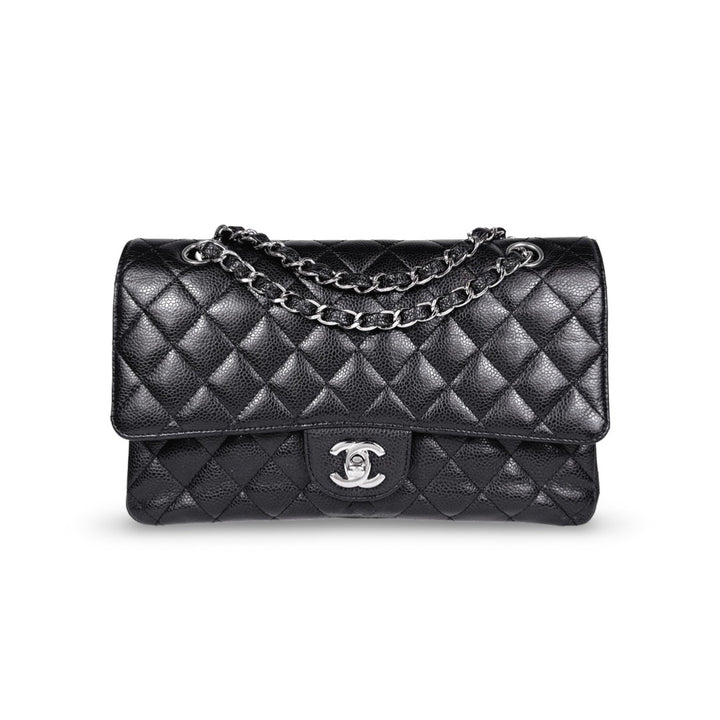 Chanel Quilted Caviar Medium Double Flap Bag