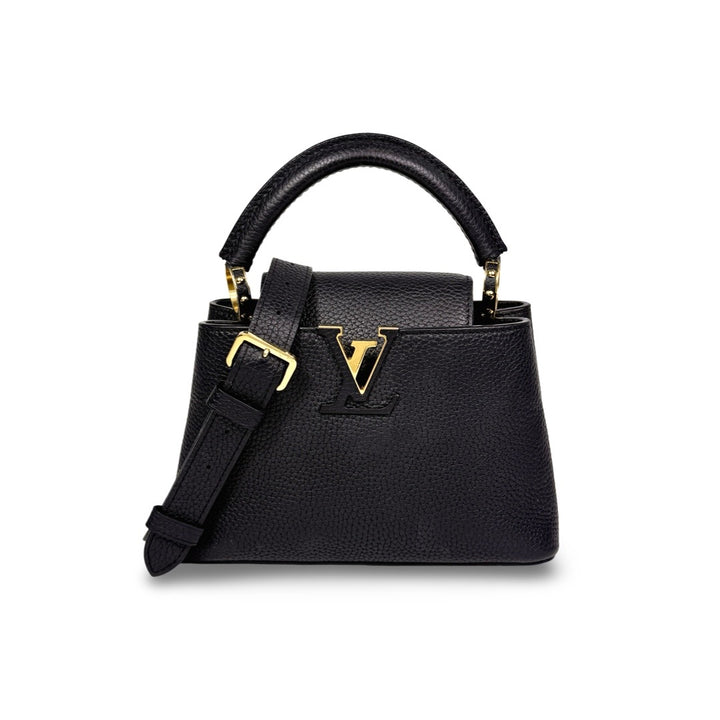 Louis Vuitton Black Taurillon My Capucines
