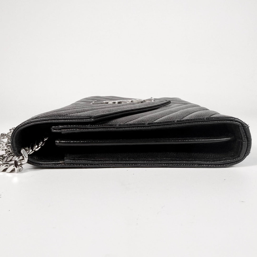 Saint Laurent Cassandre Envelope Wallet On Chain
