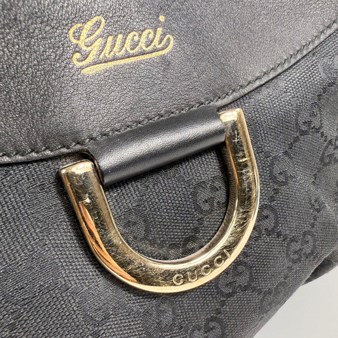 Gucci Canvas GG Abbey Hobo Bag