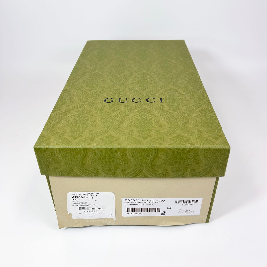 Gucci Interlocking G Canvas Low Top Sneaker - Men’s 13.5