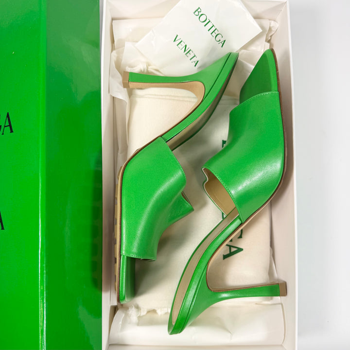 Bottega Veneta Leather Stretch Mule Heel - Women’s 9.5